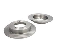 Discos de freno FERODO DDF351 delantero, macizo, 2 Pieza