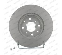 Discos de freno FERODO DDF492C delantero, ventilado , 2 Pieza