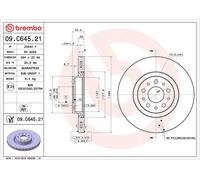Discos de freno FIAT TIPO 1.4 09.C645.21