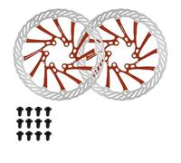 Discos de freno para moto 2 discos de freno para bicicleta de carretera, resistentes, de 160 mm, 180 mm y 203 mm, G3, de 6 pernos, compatibles con Shimano. Disco freno(RED-180-180MM)