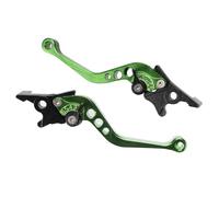 Discos de freno para moto Ajuste Para Honda Compatible Con Suzuki Accesorios De Motocicleta Modificación 1 Par De Palanca De Tambor De Manija De Freno De Embrague De Motocicleta(Green)