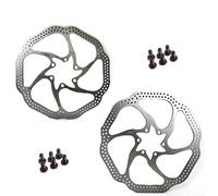 Discos de Freno para Motocicleta 2 Unidades G3 HS1 Rotor de Freno de Disco para Bicicleta 160/180/203 mm Acero Inoxidable de Alta Resistencia hidráulica.