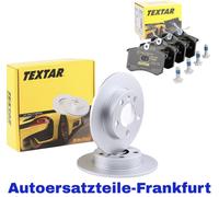 Discos de freno + pastillas de freno TEXTAR TRASERAS AUDI A3 8L VW GOLF 4 BOR...
