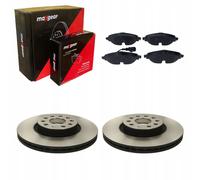 Discos de freno + pastillas delanteras A3 LEON TARRACO KAROQ OCTAVIA IV GOLF ...