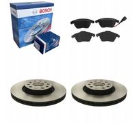 Discos de freno + pastillas delanteras BOSCH AUDI A3 ALTEA XL LEON SUPERB II ...