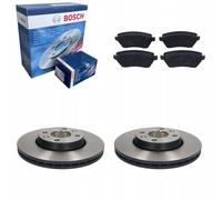 Discos de freno + pastillas delanteras BOSCH MICRA III K12 NOTE E 11 RENAULT ...
