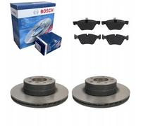 Discos de freno + pastillas delanteras BOSCH para BMW 5 E60 E61 2003-
