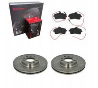 Discos de freno + pastillas delanteras BREMBO CITROEN 407 2004-2011
