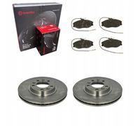 Discos de freno + pastillas delanteras BREMBO PEUGEOT 607 2000-2006