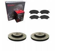 Discos de freno + pastillas delanteras BREMBO TOYOTA AVENSIS T25 2003-2008