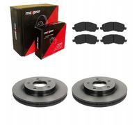 Discos de freno + pastillas delanteras DODGE CALIBRE 06- MITSUBISHI LANCER VIII