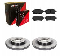 Lote de 2 Disco de freno MAXGEAR 19-1288 para OE 8V51-1125-AD - 8V51-1125-AC -