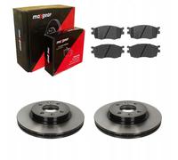 Discos de freno + pastillas delanteras HYUNDAI ACCENT III KIA RIO II 2005-