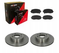 2x Disco de freno Eje delantero ventilado 19-2373 MAXGEAR para KIA HYUNDAI