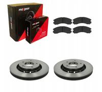 Discos de freno + pastillas delanteras MITSUBISHI OUTLANDER I II III LANCER VIII