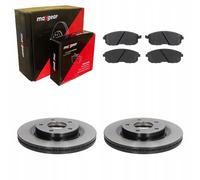 Discos de freno + pastillas delanteras NISSAN JUKE F15 2010- PULSAR 2014-