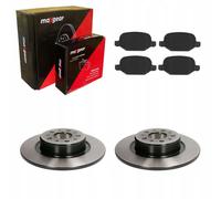 Discos de freno + pastillas traseras ALFA ROMEO 156 2001- GT 2003-