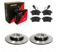 MAXGEAR 2X Disco De Freno Trasero Ø278 Mm Para Fiat 500X 334_ 1.4 1.6 334 1.3 D