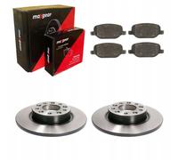 MaXgear Disco de freno trasero 2x Ø278 mm para Fiat 500X 334 1.4/1.6/1.3 D