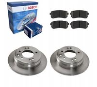 Juego de 2 Discos de Freno Bosch BD2114 - Discos Macizos de 262 mm - Eje Trasero - Certificación ECE-R90 - Larga Vida Útil, protección anticorrosión avanzada - 1 Juego de 2 Discos