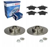 Discos de freno + pastillas traseras BOSCH para RENAULT LAGUNA III 2007-2015