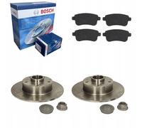 Discos de freno + pastillas traseras BOSCH para RENAULT MEGANE III CC SCENIC III