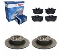Discos de freno + pastillas traseras BOSCH RENAULT CLIO III MEGANE II TWINGO ...