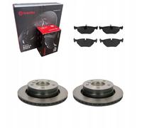 Discos de freno + pastillas traseras BREMBO BMW 3 E46 1998-2007
