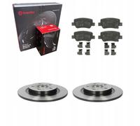 Discos de freno + pastillas traseras BREMBO TOYOTA AVENSIS T27 2008-2018