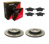 Discos de freno + pastillas traseras CITROEN C5 III PEUGEOT 508 I 2008-