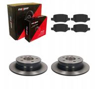 MAXGEAR 2x Disco Freno Trasero Ø258 MM para Mercedes-Benz W169
