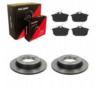 Discos de freno + pastillas traseras MITSUBISHI CARISMA SPACE STAR VOLVO S40 I