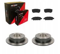 Discos de freno + pastillas traseras MITSUBISHI LANCER VII VIII 2007-