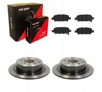Discos de freno + pastillas traseras NISSAN JUKE F15 NV200 PULSAR