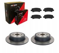 Discos de freno + pastillas traseras TOYOTA COROLLA E12 2002-2007