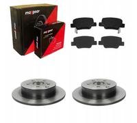 2x Disco de freno Eje trasero macizo 19-2351 MAXGEAR para TOYOTA VERSO VERSO VAN