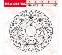 Discos de freno RAC 310 mm Trw Kawasaki Z 1000-800/klz 1000/zzr 1400/zx-6...