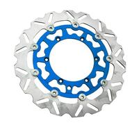 Discos de freno Soporte Adaptador Pinza Freno Rotor Disco Freno Delantero 260mm 320mm Para GasGas Para EX Para EC Para MC 125-300 21-23 disco freno motocicleta(320 Blue)