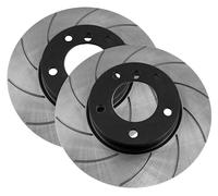 Discos de freno Sport Grooves compatibles con AUDI A6 4A C4 SALOON AVANT 1994 1995 1996 1997-0275GTS - Delanteros - Ventilados - Orificios 5 - Diámetro 314x30