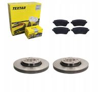Discos de freno Textar + pastillas delanteras RENAULT CLIO IV KANGOO DACIA DO...