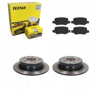 Discos de freno Textar + pastillas traseras MERCEDES A W169 B W245 2004-