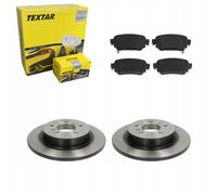 Discos de freno Textar + pastillas traseras NISSAN QASHQAI II SUV 2013- 289mm
