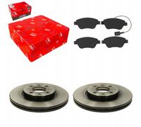 Discos de freno TRW + pastillas delanteras para FIAT IDEA LANCIA MUSA 2004-