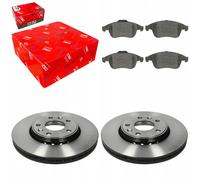 Discos de freno TRW + pastillas delanteras para RENAULT LATITUDE 2010- 296 MM