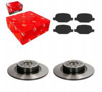 Discos de freno TRW + pastillas traseras para ALFA ROMEO 156 2001- GT 2003-