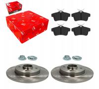 Discos de freno TRW + pastillas traseras para CITROEN C4 II DS4 PEUGEOT 3008 ...