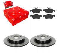 Discos de freno TRW + pastillas traseras para FORD FOCUS III MK3 2010-2020