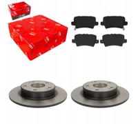 Discos de freno TRW + pastillas traseras para HONDA CIVIC VIII 2006- IX 2012-