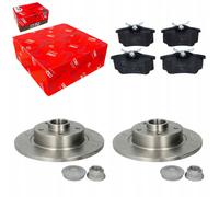 Discos de freno TRW + pastillas traseras para RENAULT SCENIC III GRAND SCENIC...