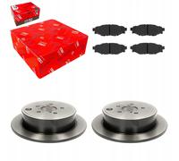 Discos de freno TRW + pastillas traseras para SUBARU FORESTER IMPREZA LEGACY ...